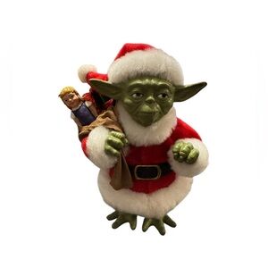 Santa Yoda Christmas ornament/figurine